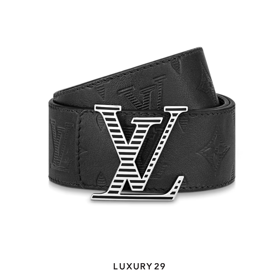 Louis Vuitton LV Shadow 40mm Reversible Belt 90cm Black LOUIS VUITTON
