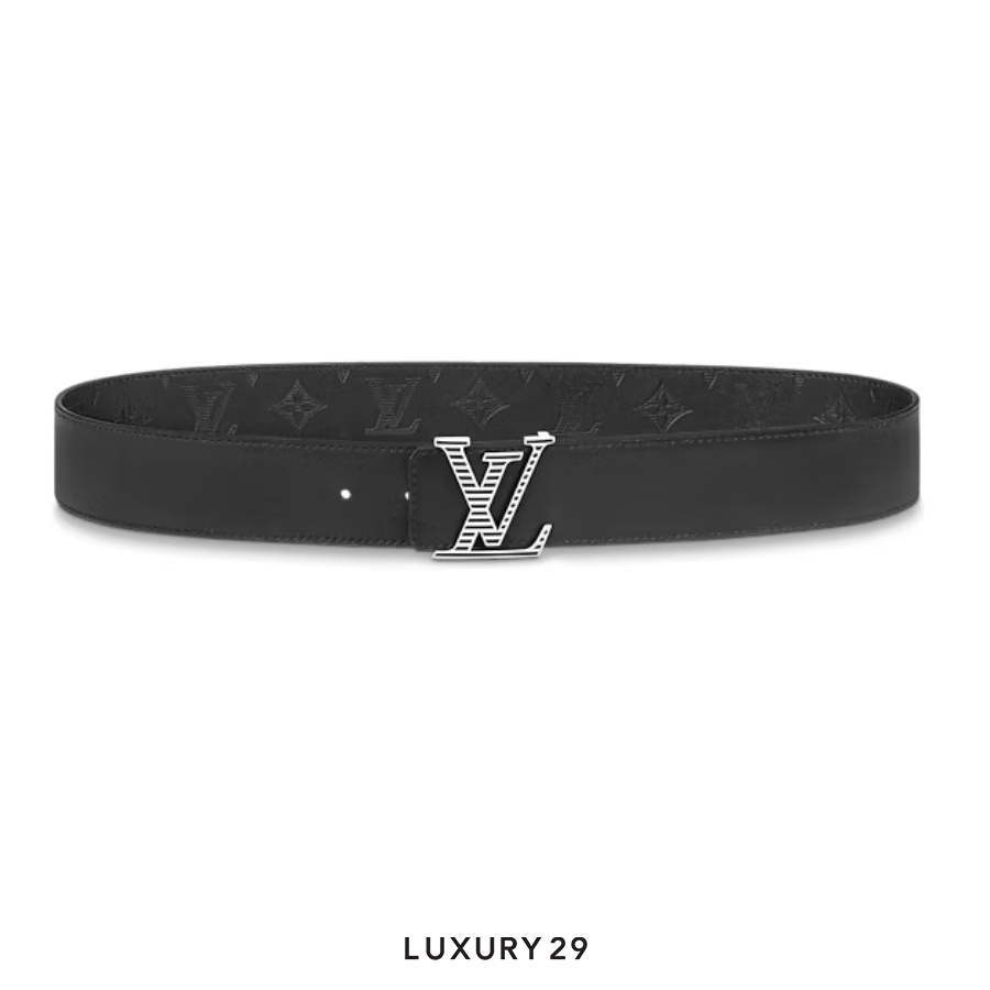 Louis Vuitton LV Shadow 40mm Reversible Belt 90cm Black LOUIS VUITTON