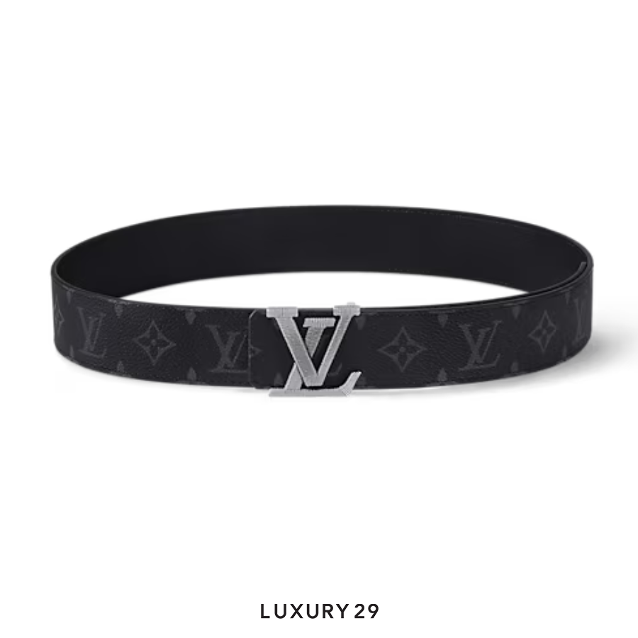 Louis Vuitton LV Stitch 40mm Reversible Belt  90cm Black LOUIS VUITTON