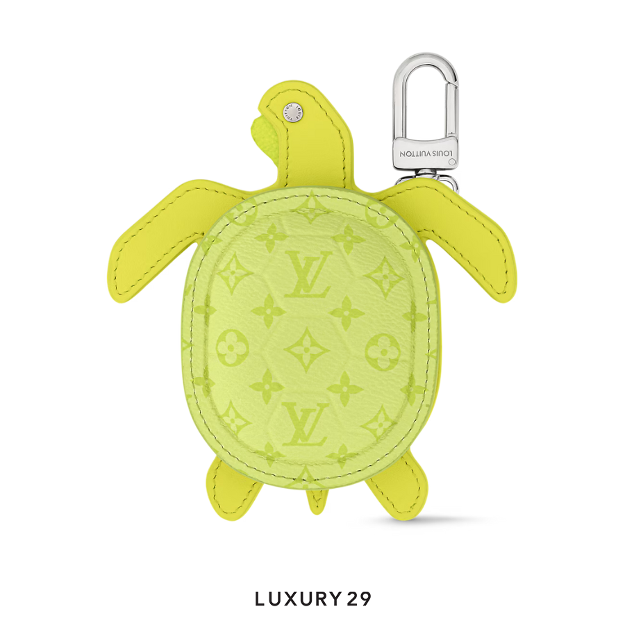 Louis Vuitton LV Turtle Pouch Bag Charm Green LOUIS VUITTON