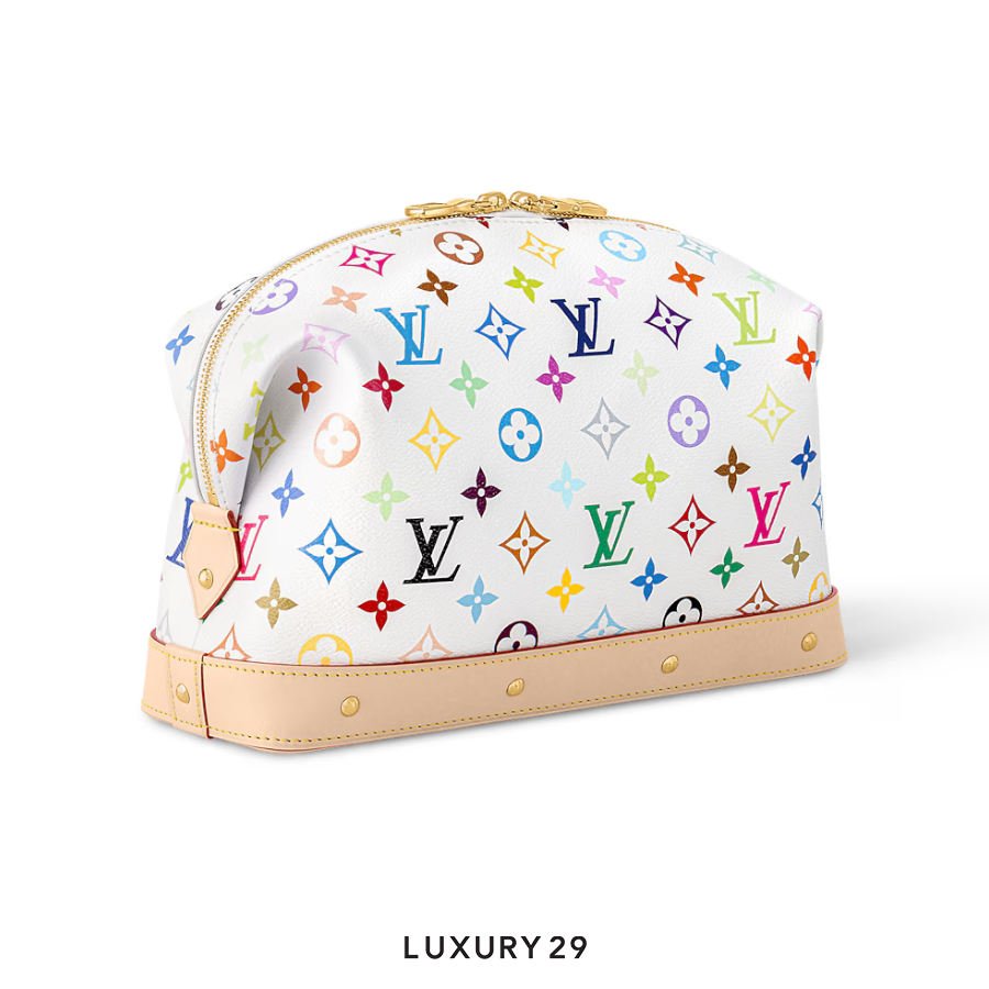 Louis Vuitton LV x TM GM Cosmetic Pouch Monogram coated canvas Multicoloured LOUIS VUITTON