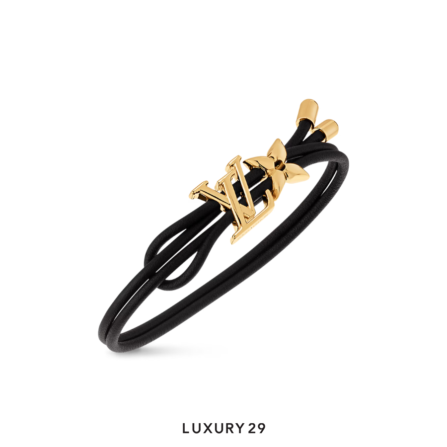 Louis Vuitton LV Bloom Bracelet Black LOUIS VUITTON
