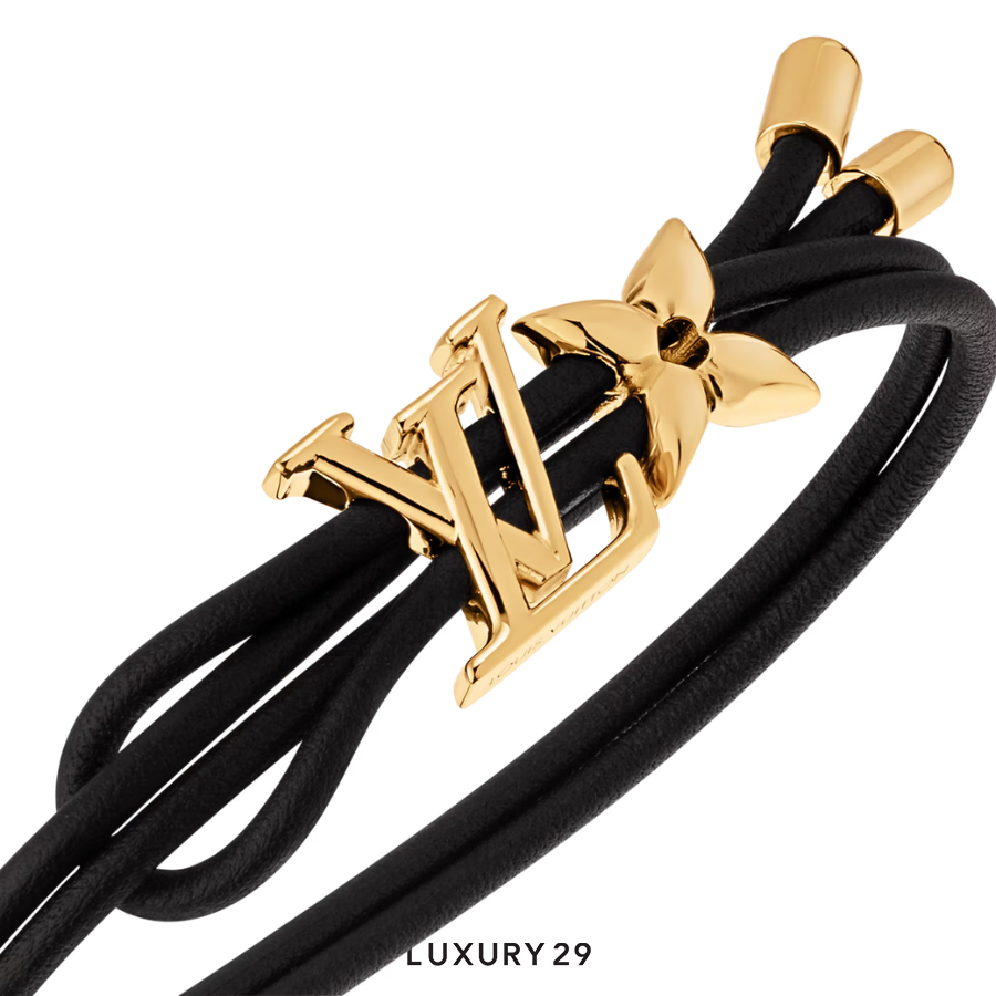 Louis Vuitton LV Bloom Bracelet Black LOUIS VUITTON