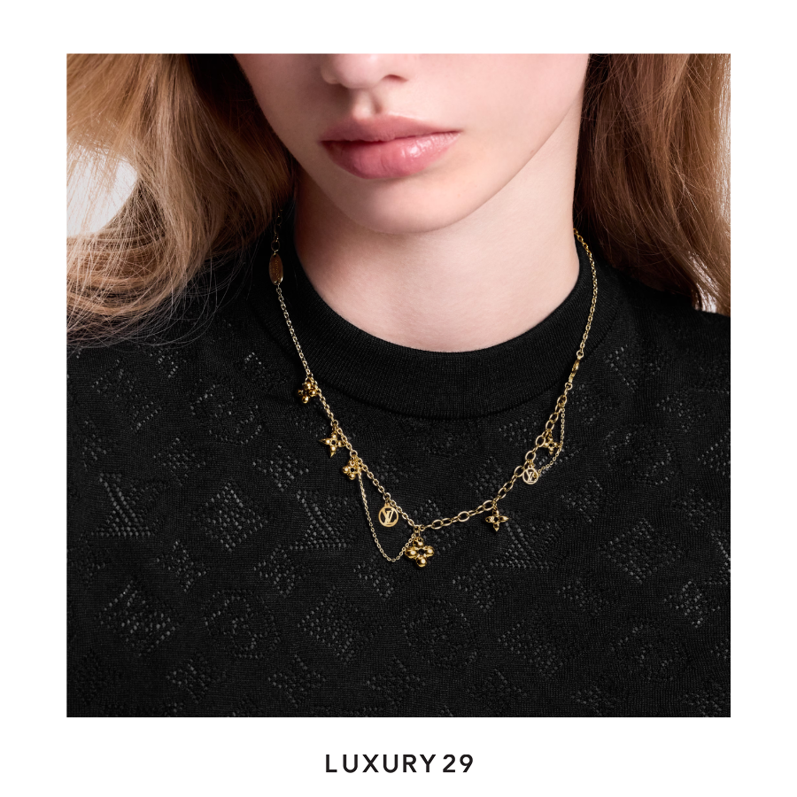 Louis Vuitton LV Icon Blooming Supple Necklace LOUIS VUITTON Luxury29