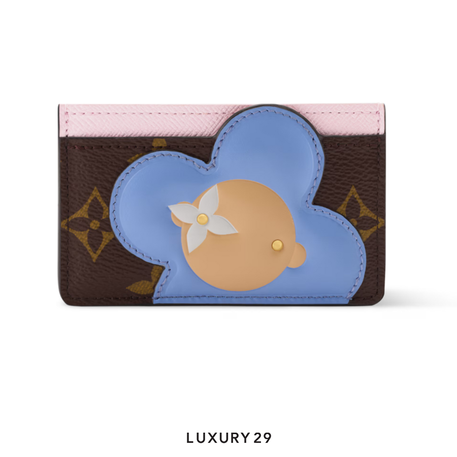 Louis Vuitton LV Card Holder Monogram Snowy Pearl/Blue Frost LOUIS VUITTON Luxury29