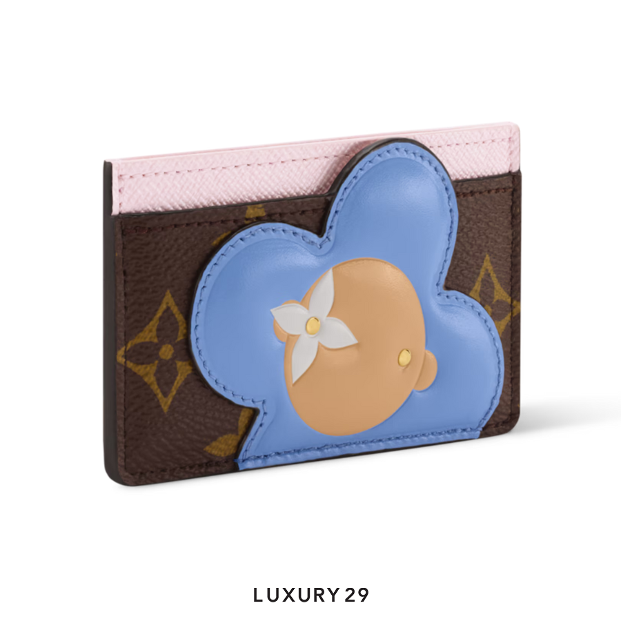 Louis Vuitton LV Card Holder Monogram Snowy Pearl/Blue Frost LOUIS VUITTON Luxury29