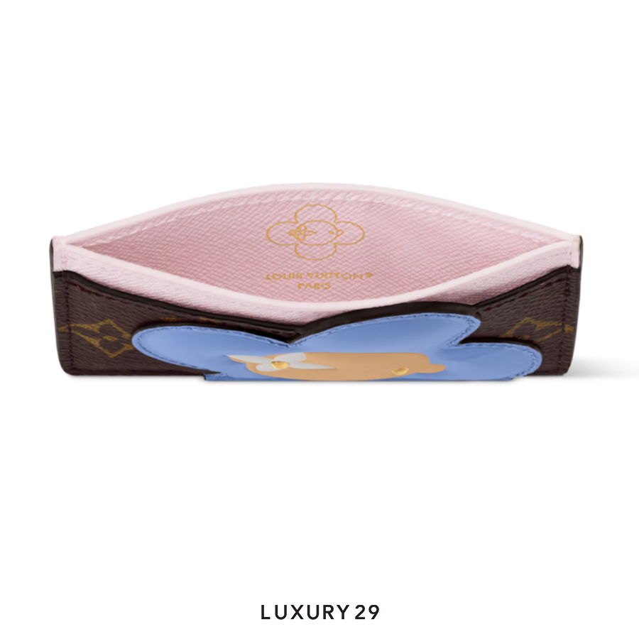 Louis Vuitton LV Card Holder Monogram Snowy Pearl/Blue Frost LOUIS VUITTON Luxury29