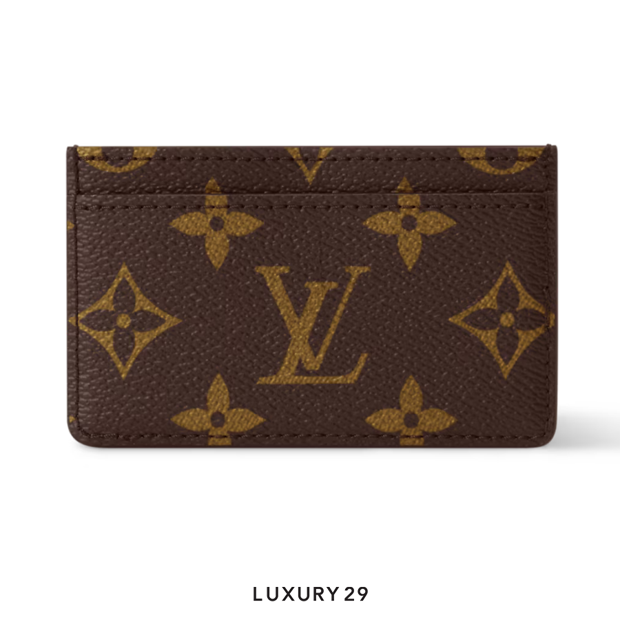 Louis Vuitton LV Cat Nap Card Holder Decorated with cowhide leather LOUIS VUITTON