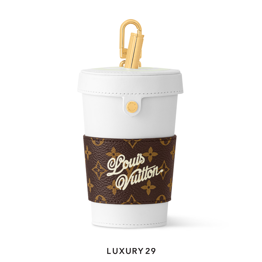 Louis Vuitton LV Cup Bag Charm White LOUIS VUITTON Luxury29