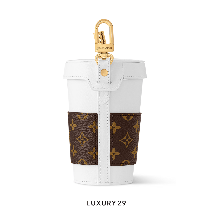 Louis Vuitton LV Cup Bag Charm White LOUIS VUITTON Luxury29