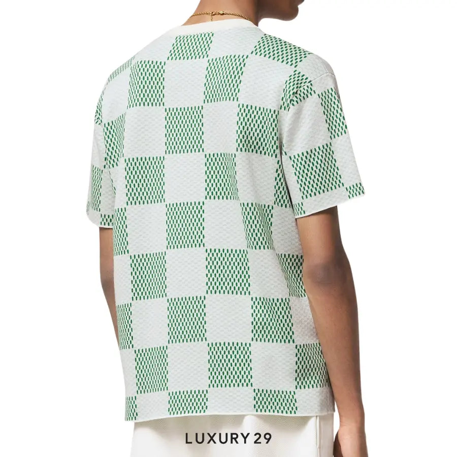 Louis Vuitton LV Damier Knitted Short-Sleeved Crewneck LOUIS VUITTON