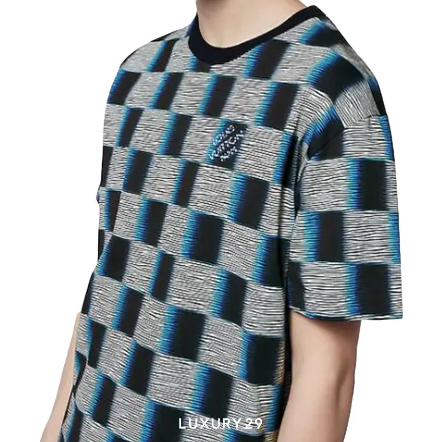 Louis Vuitton LV Damier Short-Sleeved Cotton T-Shirt LOUIS VUITTON