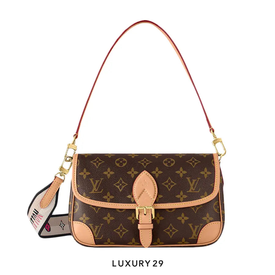 Louis Vuitton LV Diane In Monogram Canvas With Gold-Colour Hardware Black