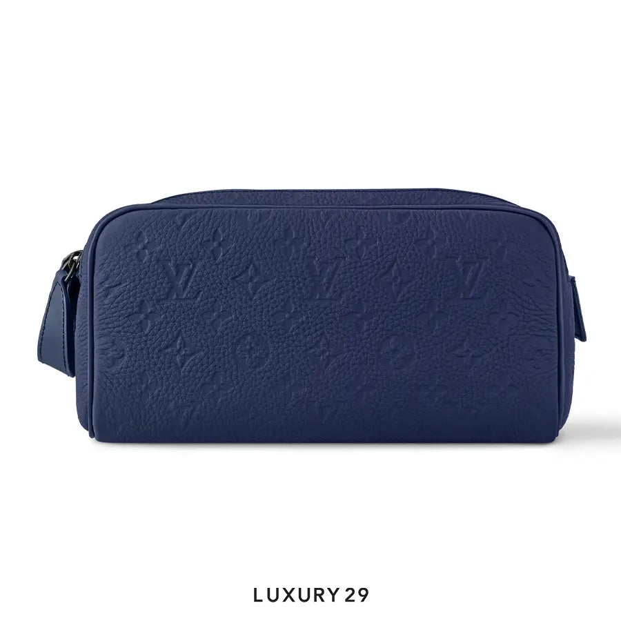 Louis Vuitton LV Dopp Kit Toilery Bag Sapphire Blue LOUIS VUITTON