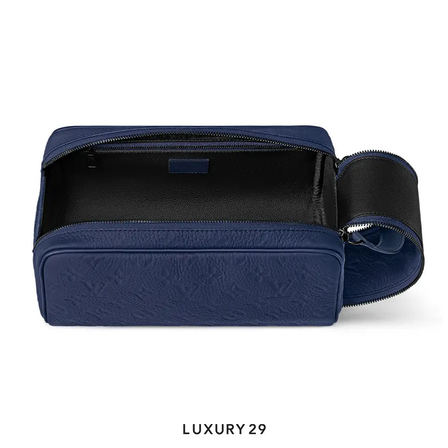 Louis Vuitton LV Dopp Kit Toilery Bag Sapphire Blue LOUIS VUITTON