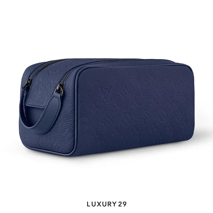 Louis Vuitton LV Dopp Kit Toilery Bag Sapphire Blue LOUIS VUITTON