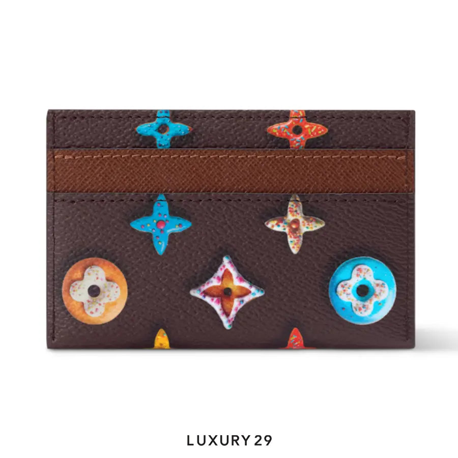 Louis Vuitton LV Double Card Holder Chocolate brown LOUIS VUITTON Luxury29