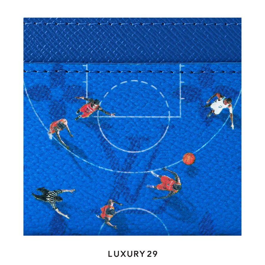 Louis Vuitton LV Double Card Holder Exclusive Online Pre-launch Blue LOUIS VUITTON