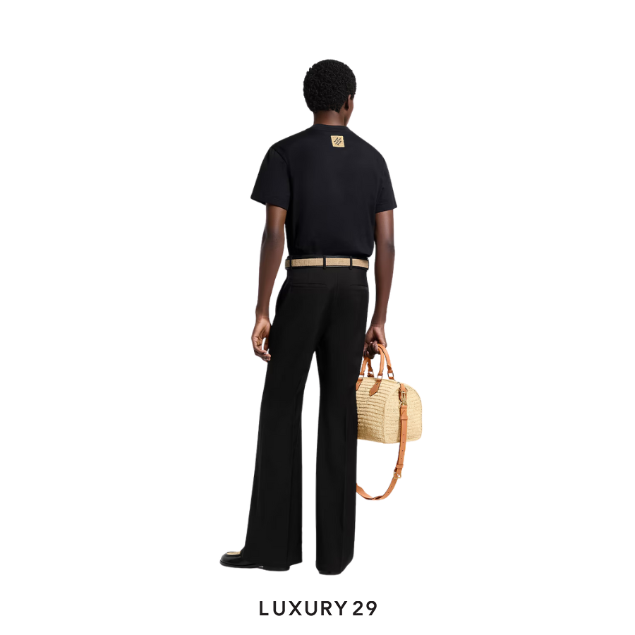 Louis Vuitton LV Embroidered Signature T-Shirt Black LOUIS VUITTON