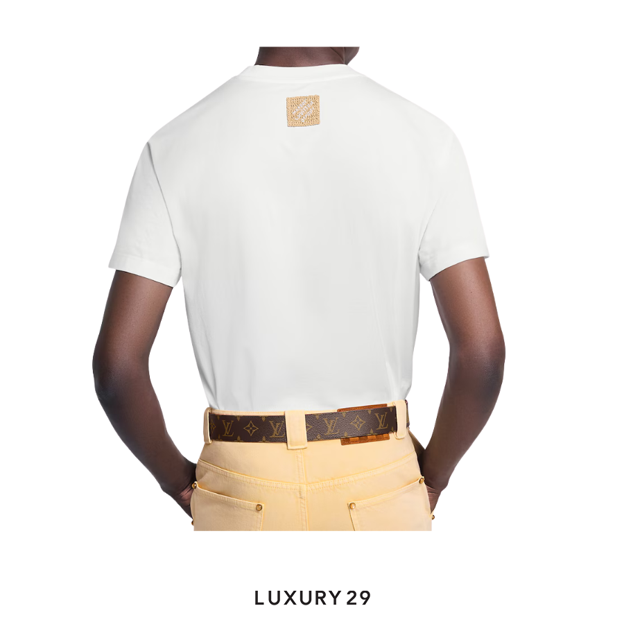 Louis Vuitton LV Embroidered T-shirt White LOUIS VUITTON