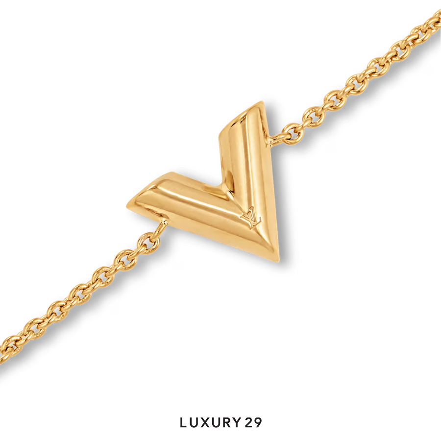 Louis Vuitton LV Essential V Bracelet Gold LOUIS VUITTON