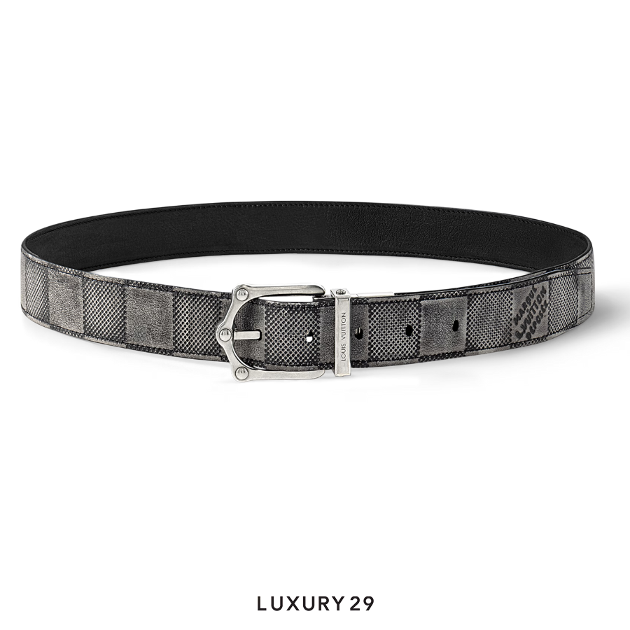 Louis Vuitton LV Frog 30MM Reversible Belt Grey LOUIS VUITTON Luxury29