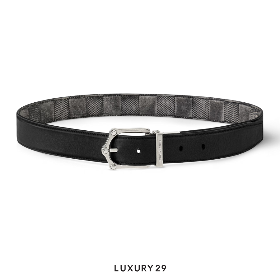 Louis Vuitton LV Frog 30MM Reversible Belt Grey LOUIS VUITTON Luxury29