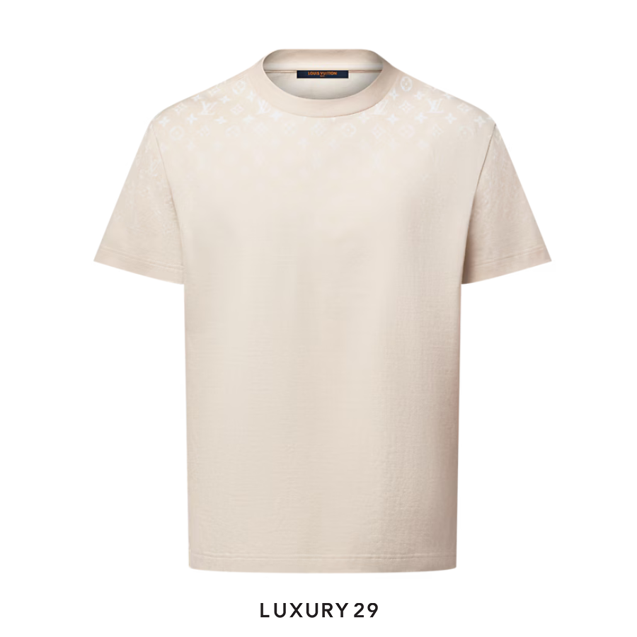 Louis Vuitton LV Gradient Cotton T-Shirt Light Beige LOUIS VUITTON