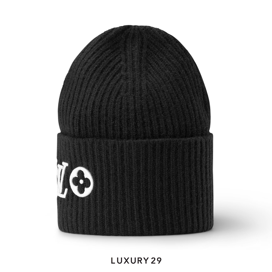 Louis Vuitton LV Headline Beanie Black LOUIS VUITTON Luxury29