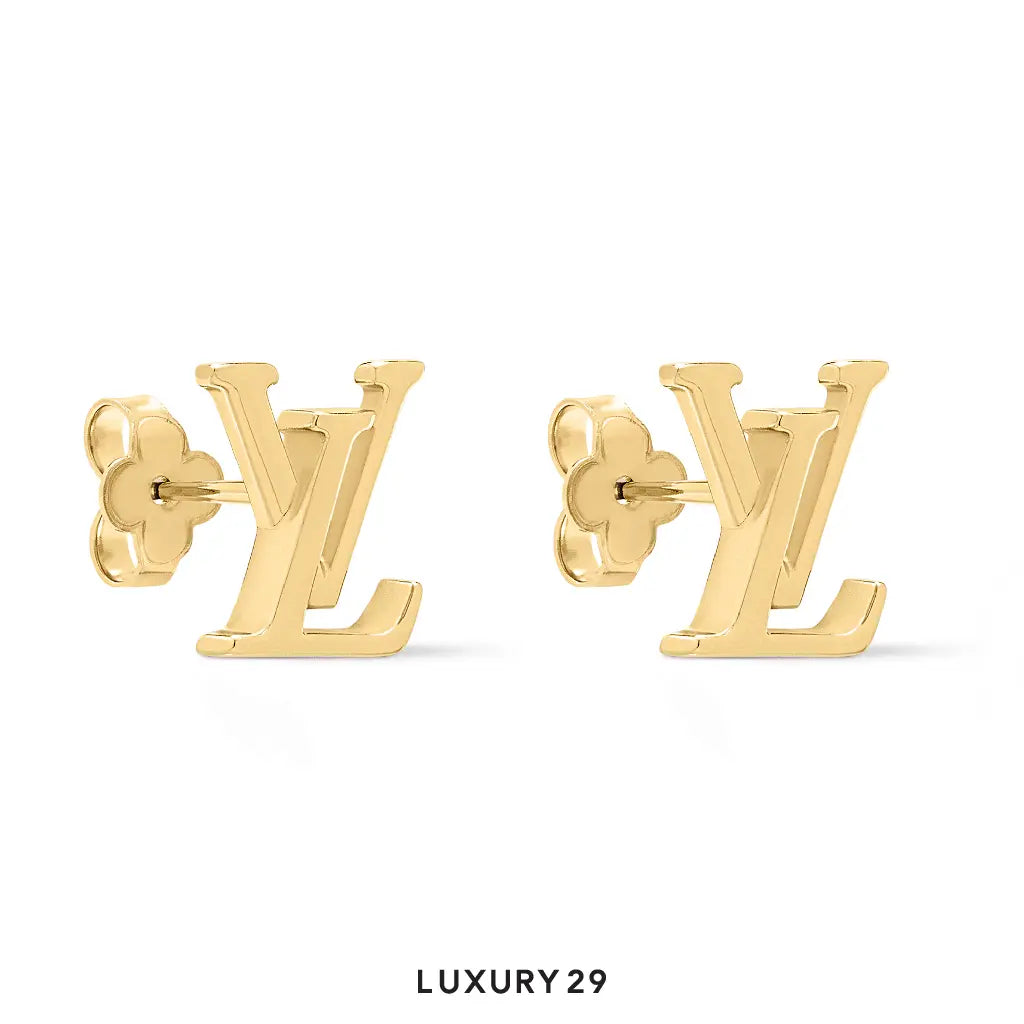 Louis Vuitton LV  Iconic Earrings In Gold-Color Hardware LOUIS VUITTON
