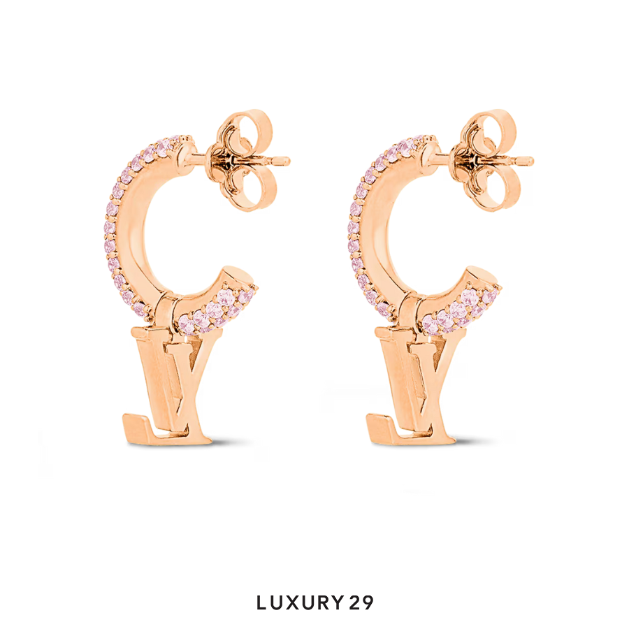 Louis Vuitton LV Iconic Earrings Pink LOUIS VUITTON