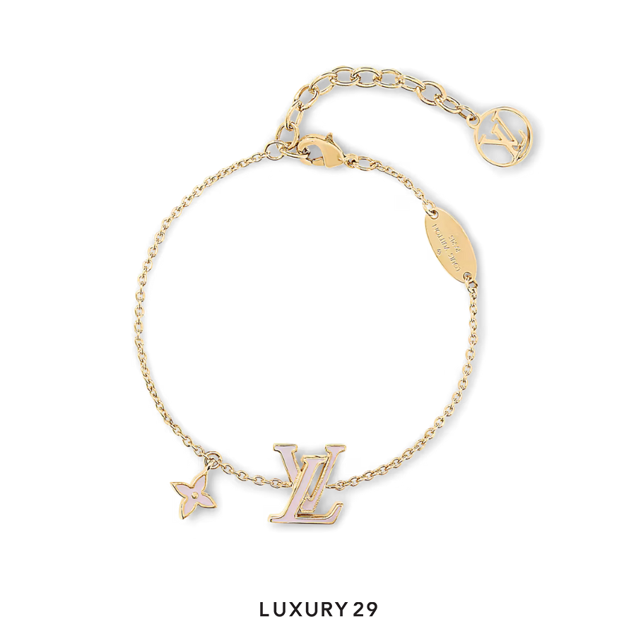 Louis Vuitton LV Iconic Enamel Bracelet Pink LOUIS VUITTON