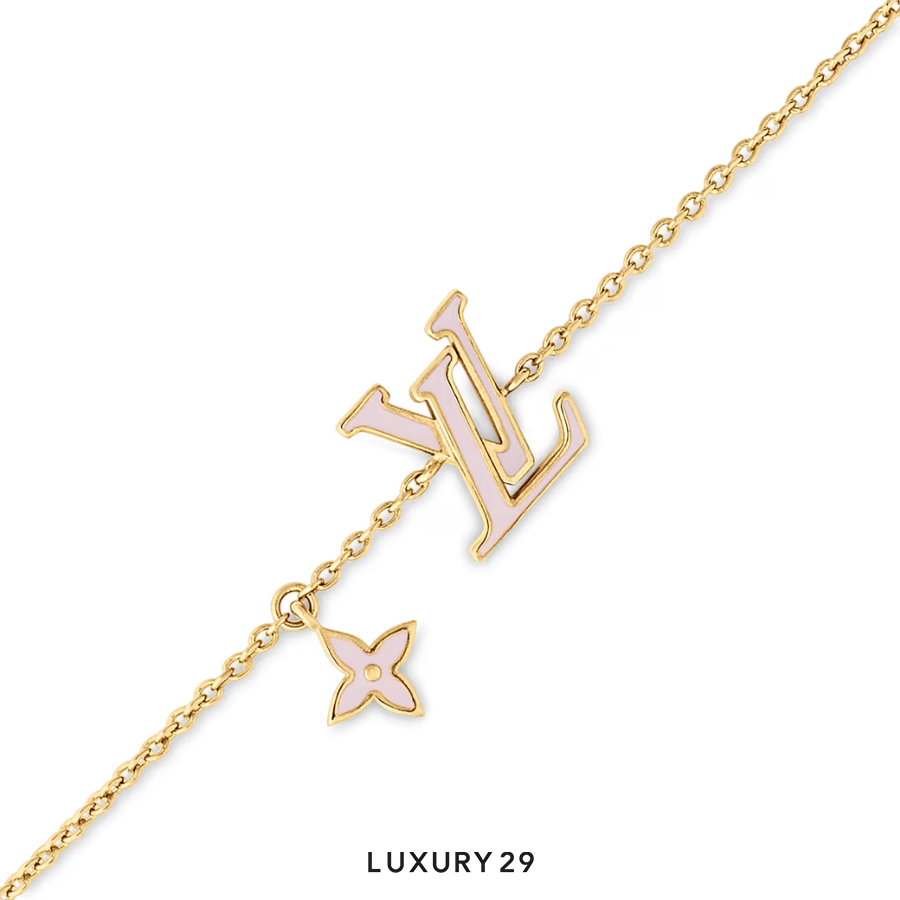 Louis Vuitton LV Iconic Enamel Bracelet Pink LOUIS VUITTON