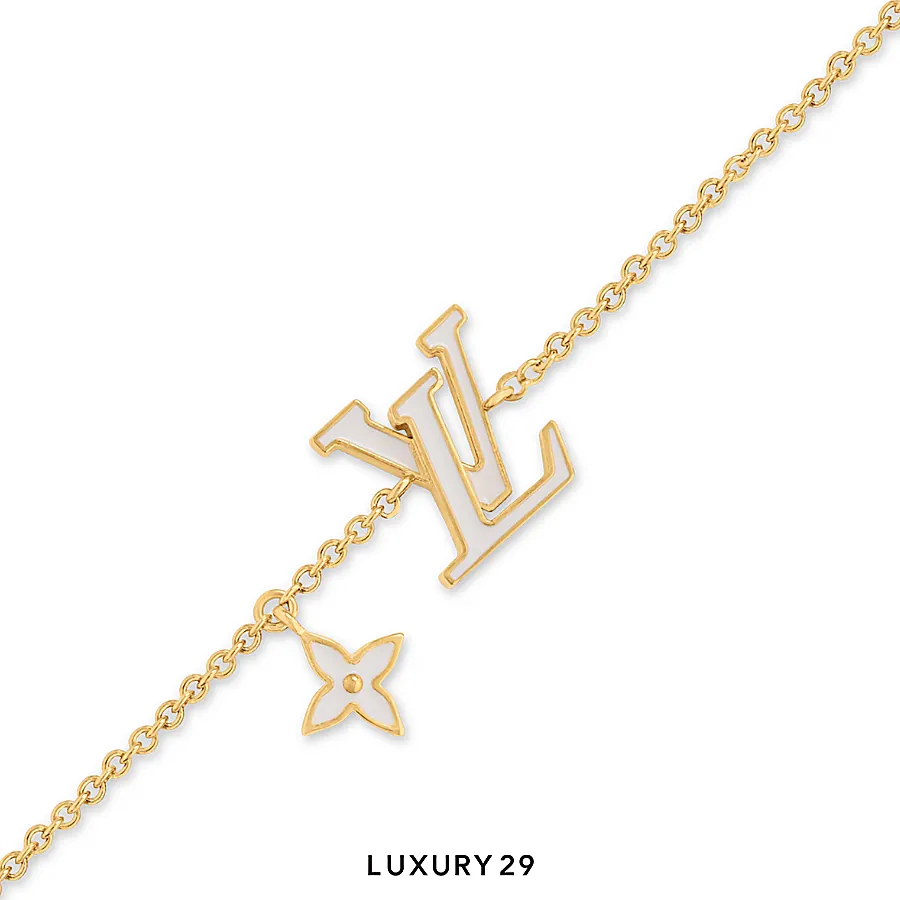 Louis Vuitton LV Iconic Enamel Bracelet White