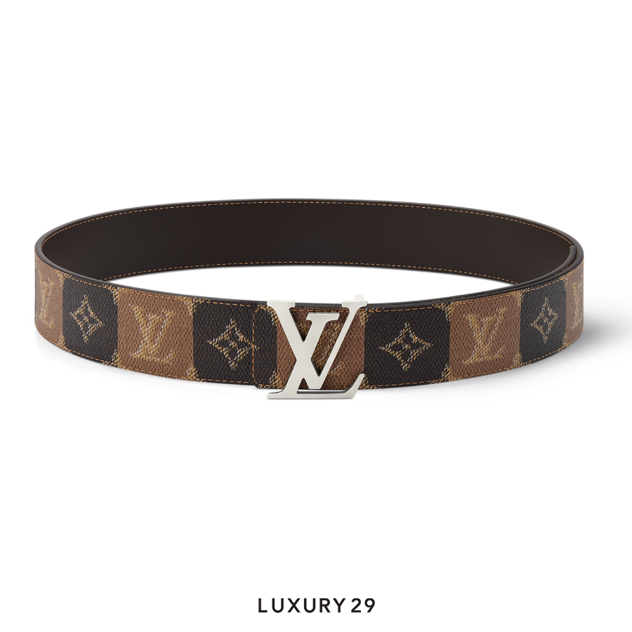 Louis Vuitton LV Initials College Monogram Heritage 40MM Reversible Belt Brown LOUIS VUITTON Luxury29