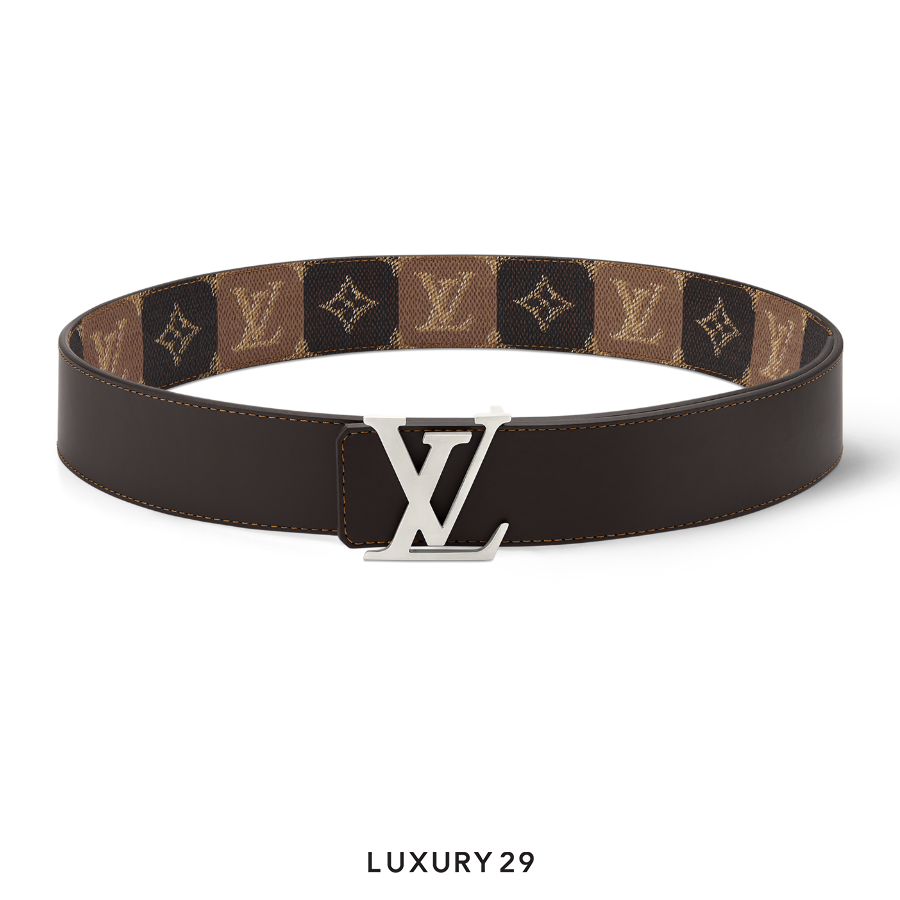 Louis Vuitton LV Initials College Monogram Heritage 40MM Reversible Belt Brown LOUIS VUITTON Luxury29