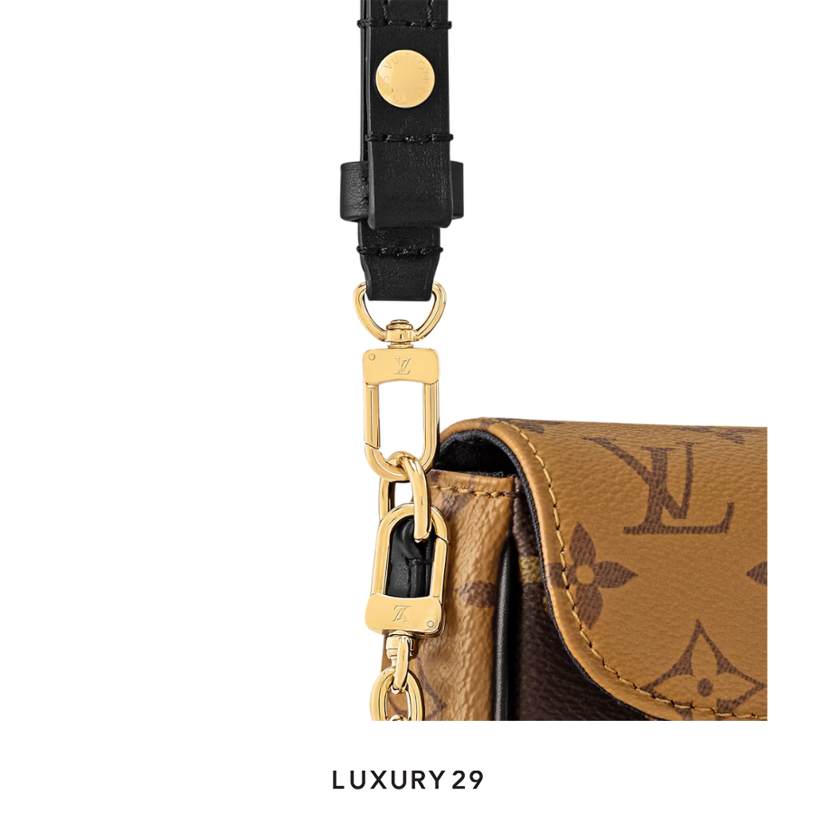 Louis Vuitton LV Ivy Chain Wallet Monogram Reverse Canvas Brown LOUIS VUITTON