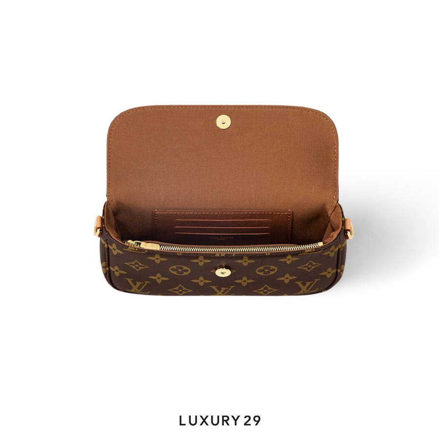 Louis Vuitton LV Ivy Wallet on Chain Bag Monogram Canvas Brown LOUIS VUITTON