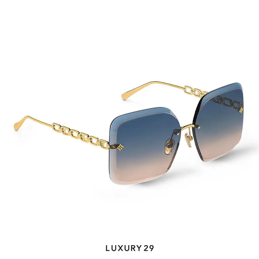 Louis Vuitton LV Jewel Cat Eye Sunglasses GRADIANT BLUE LOUIS VUITTON