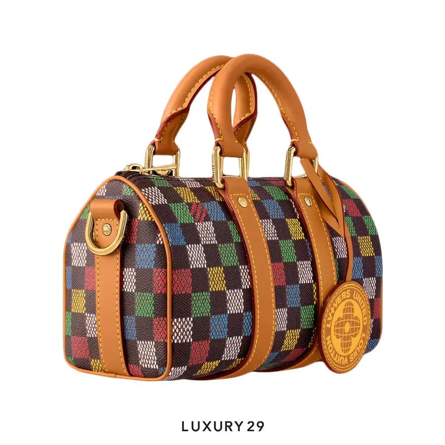 Louis Vuitton LV Keepall Bandouliere 25 Bag Damier Ebene Canvas LOUIS VUITTON
