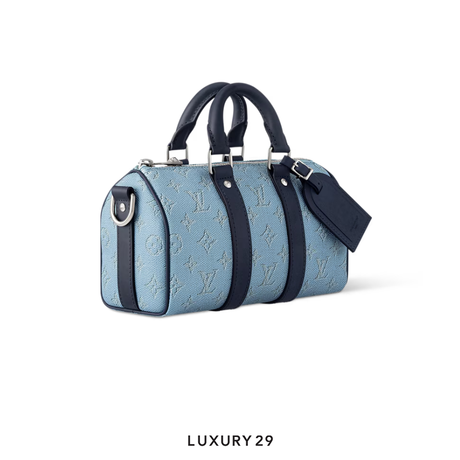 Louis Vuitton LV Keepall Bandouliere 25 Blue LOUIS VUITTON