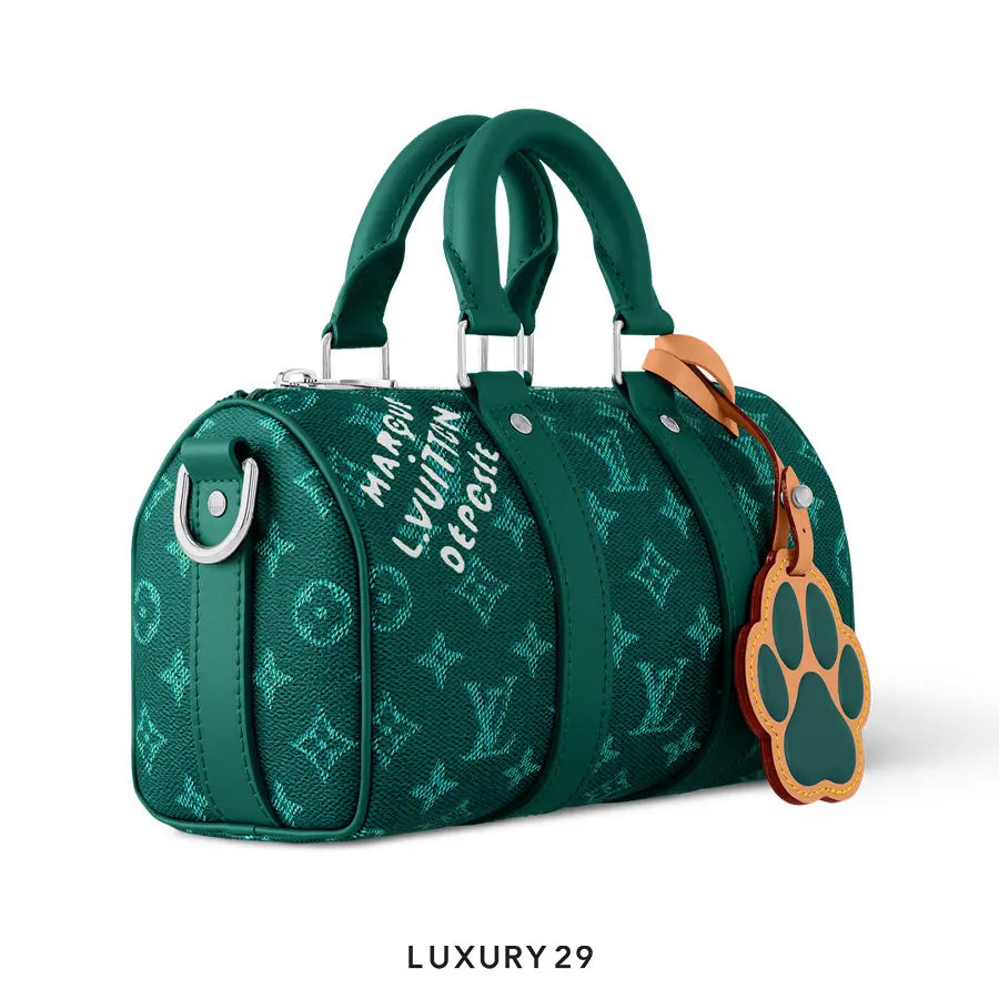 Louis Vuitton LV Keepall Bandouliere 25 green LOUIS VUITTON