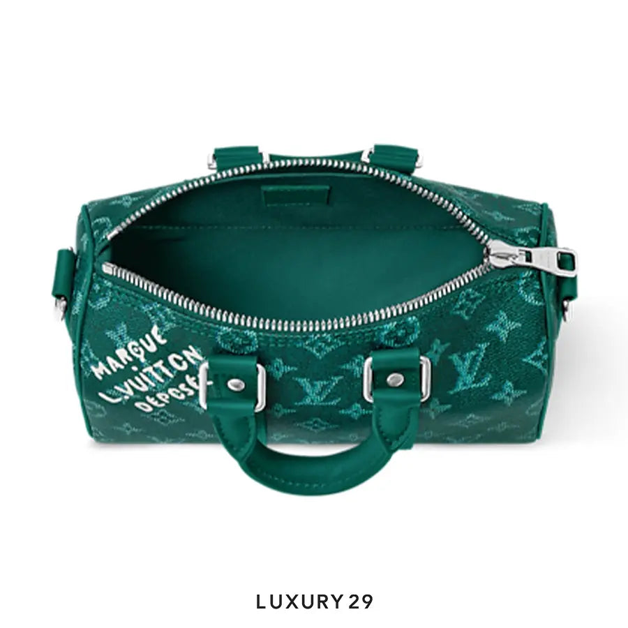 Louis Vuitton LV Keepall Bandouliere 25 green LOUIS VUITTON