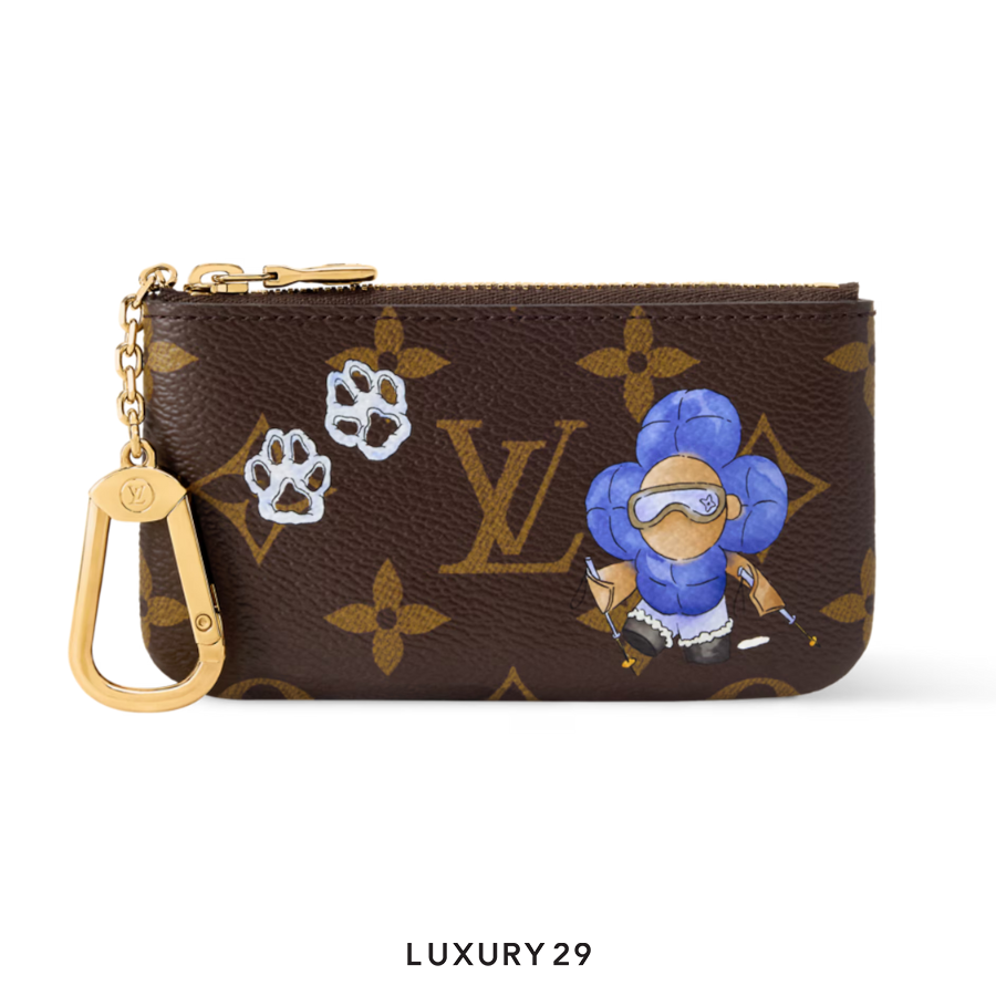 Louis Vuitton LV Key Pouch Monogram Blue Frost LOUIS VUITTON Luxury29