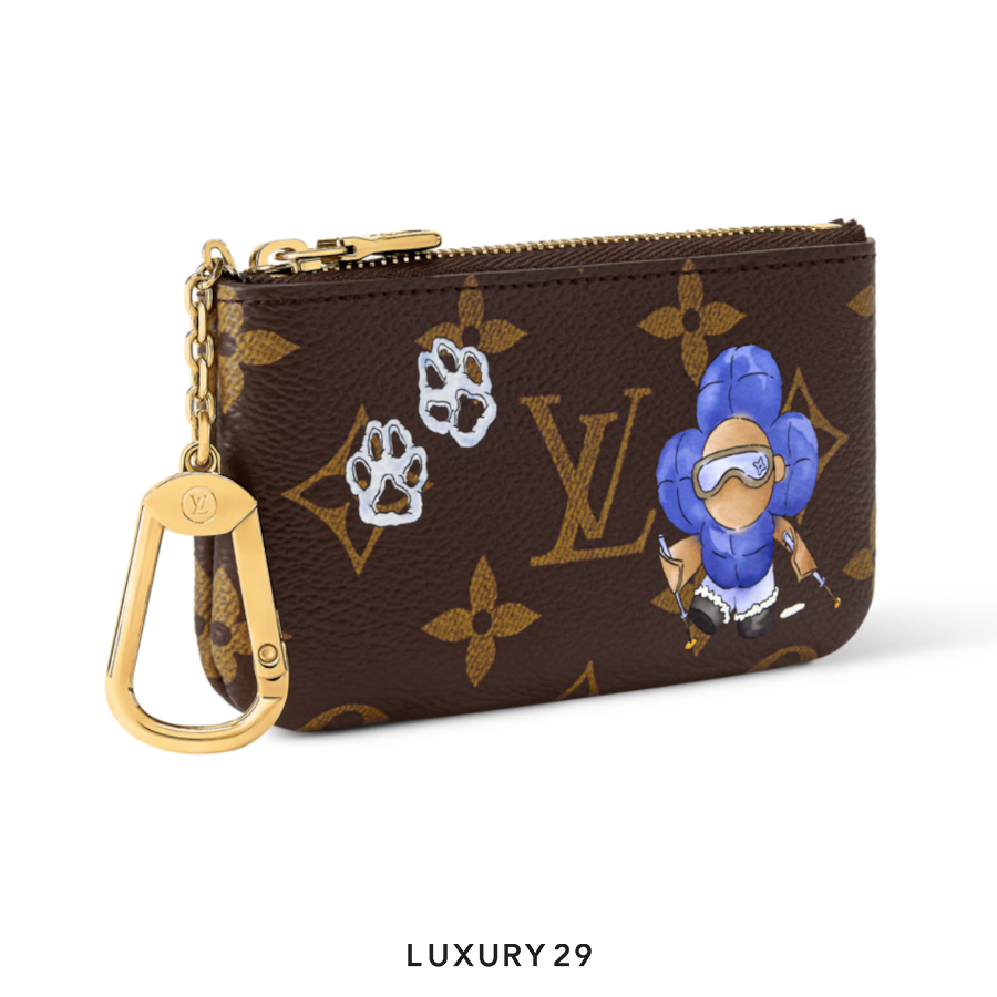 Louis Vuitton LV Key Pouch Monogram Blue Frost LOUIS VUITTON Luxury29