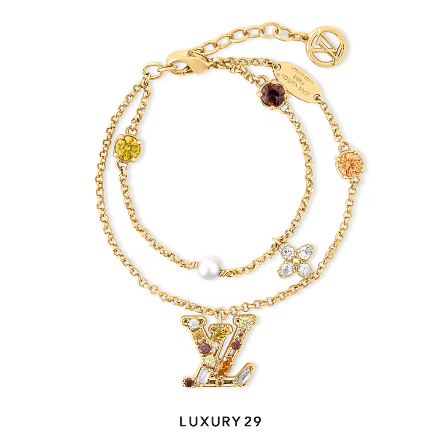 Louis Vuitton LV Lady LV Bracelet Gold LOUIS VUITTON