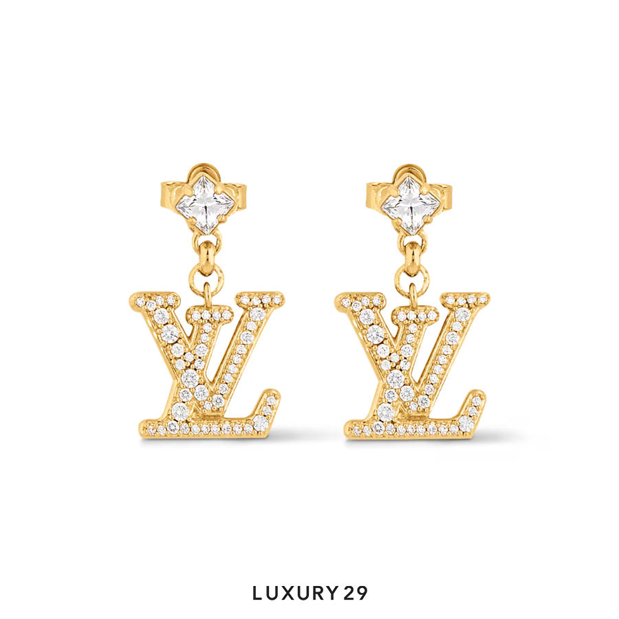 Louis Vuitton LV Lady LV Earrings Gold