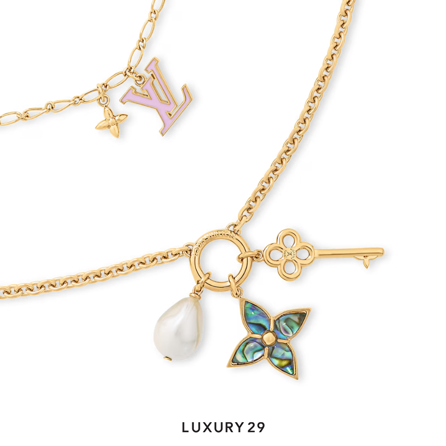 Louis Vuitton LV Layer Necklace Gold LOUIS VUITTON