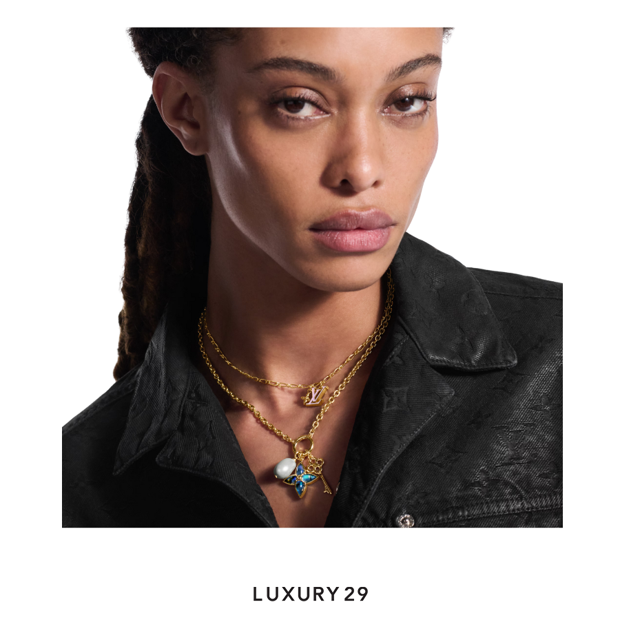 Louis Vuitton LV Layer Necklace Gold LOUIS VUITTON