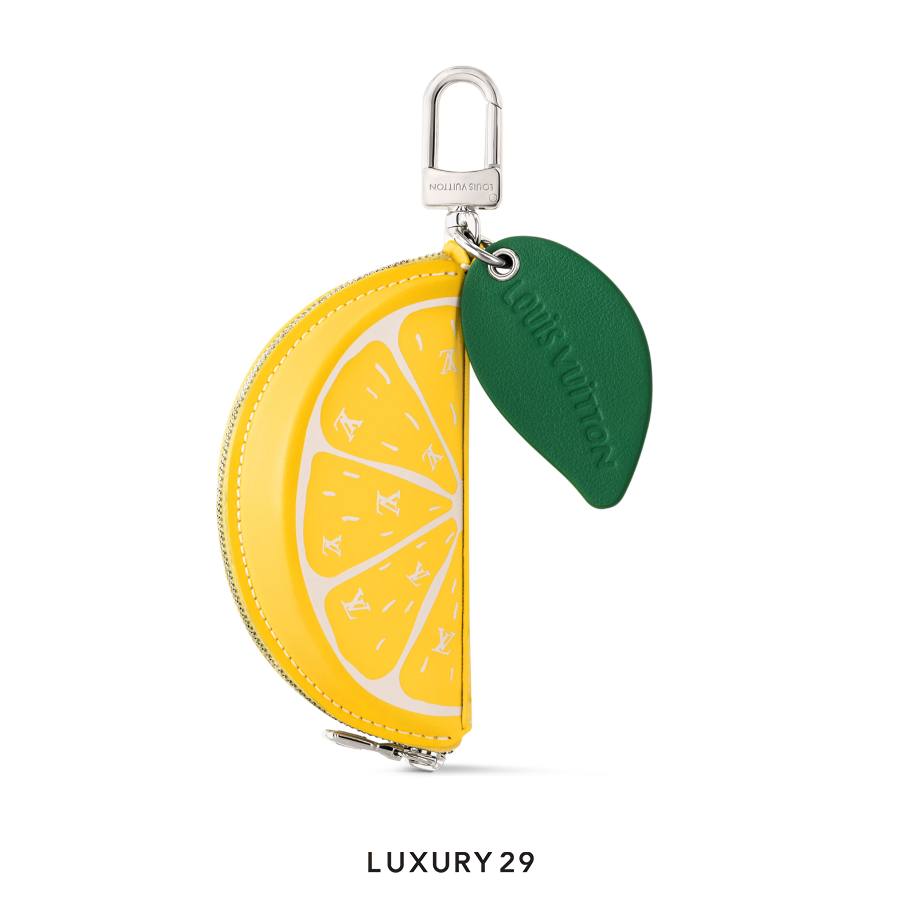 Louis Vuitton LV Lemon Bag Charm Yellow LOUIS VUITTON Luxury29
